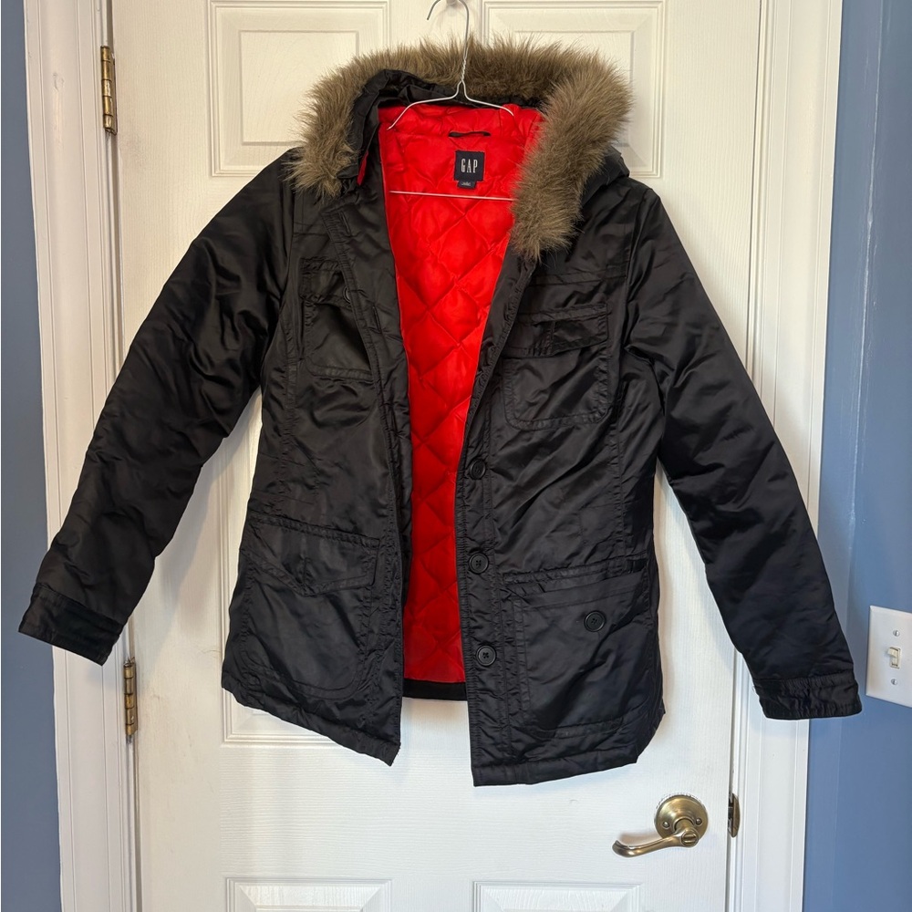 GAP Red Quilted Jacket